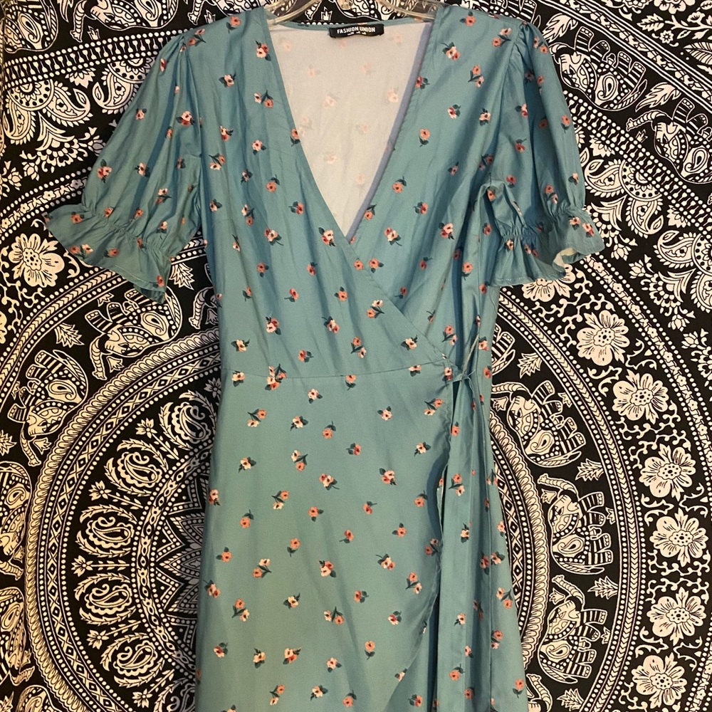 Flower mini dress